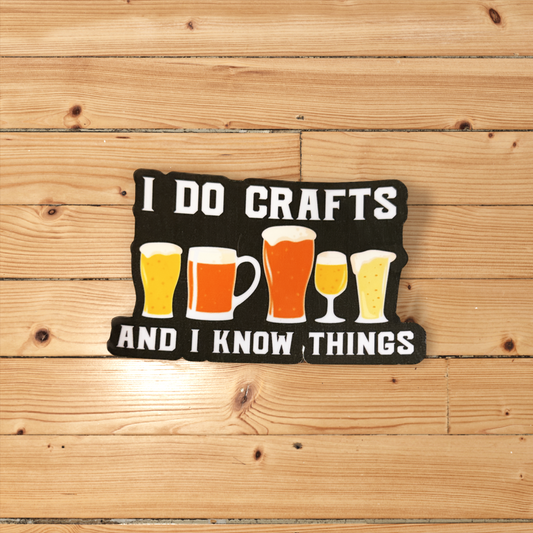 I Do Craft Beers 3" Sticker